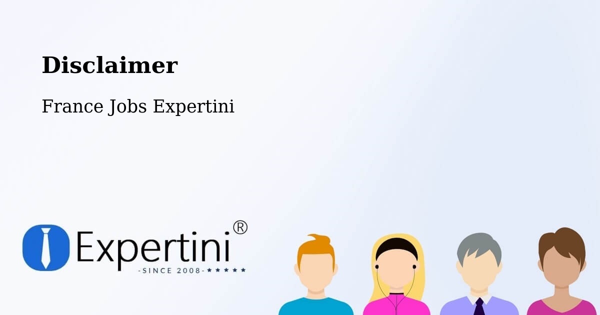 Disclaimer – Saint Raphaël - France Jobs Expertini